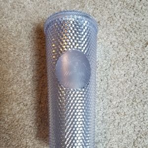 Starbucks studded silver tumbler